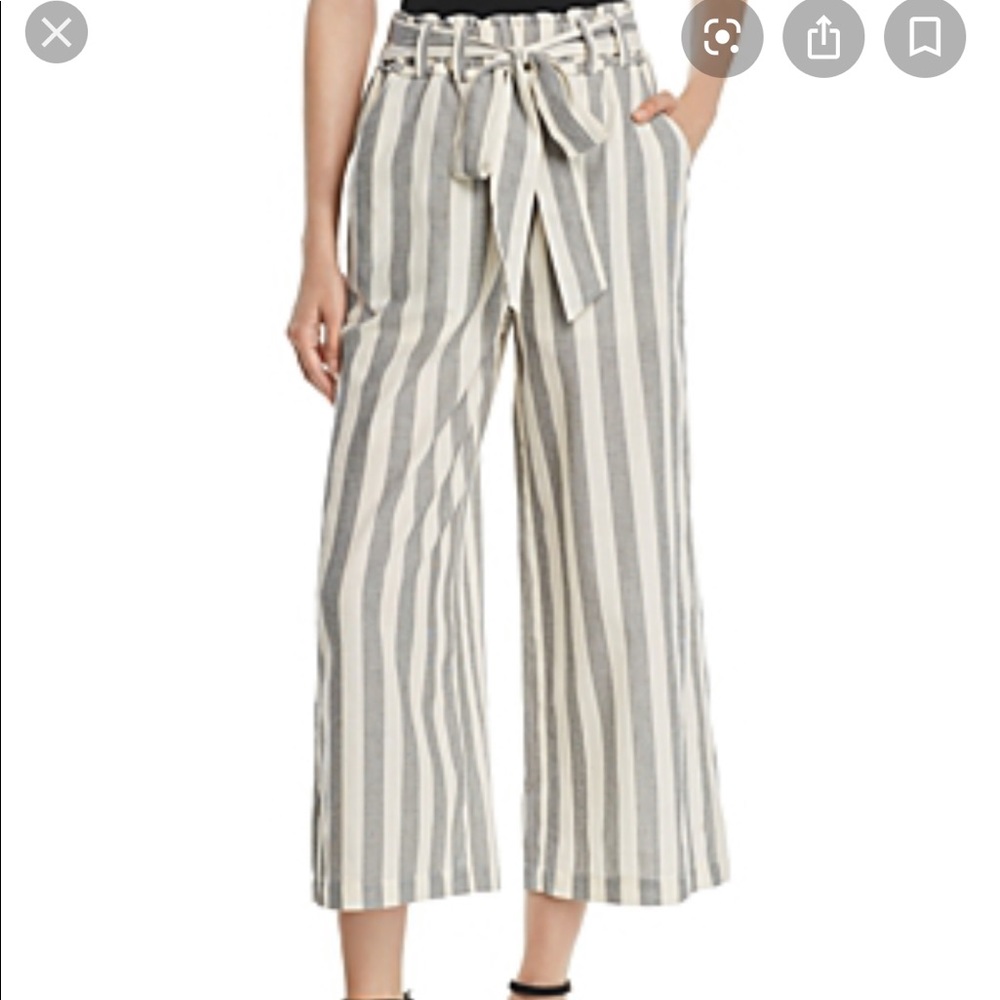 Stripped palazzo pants